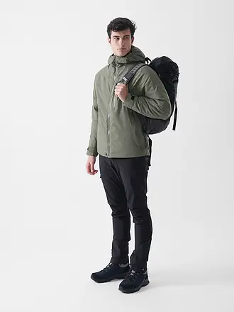 MERU | Isojacke Koyukuk Hoodie para hombre | dunkelgrün